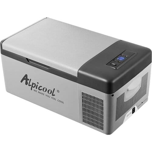 15L Car Fridge freezer DC/AC Portable Car Refrigerator 12V/24V 45W Compressor Cooler Freezer for Home Travel Camping universal