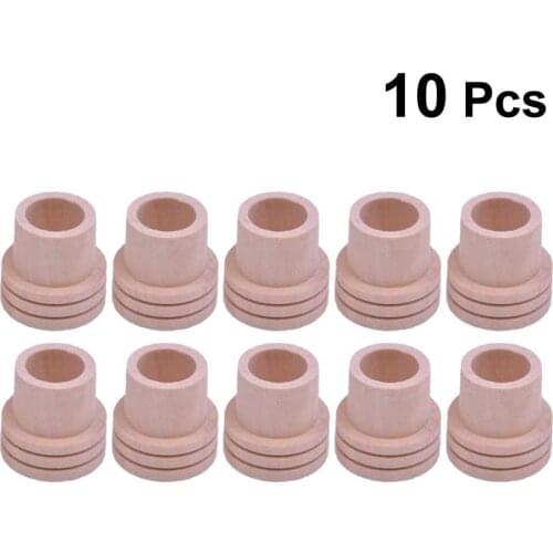 10 pcs Durable Wooden Moxibustion Massage Device Moxa Fire Extinguisher Moxa Health Care Chinese Medicine Products