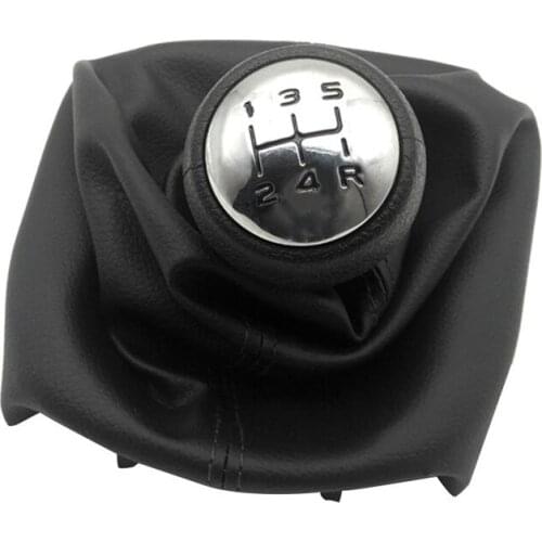 5 Speed Gear Shift Knob Shifter Boot For Peugeot 207 307 307 CC 308 With Gaiter Boot Cover Professional Car Accessories