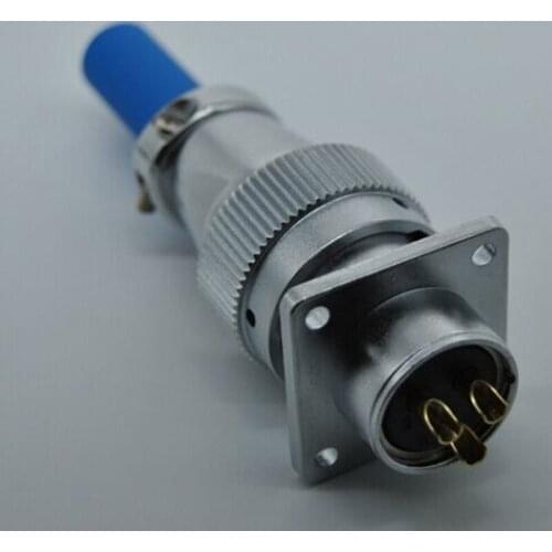 WS20 series waterproof 3 pin connectors, industrial automation power connectors, Male and female connectors