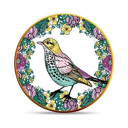 Majida Service Plate 6 Pieces 25 Cm Sparrow