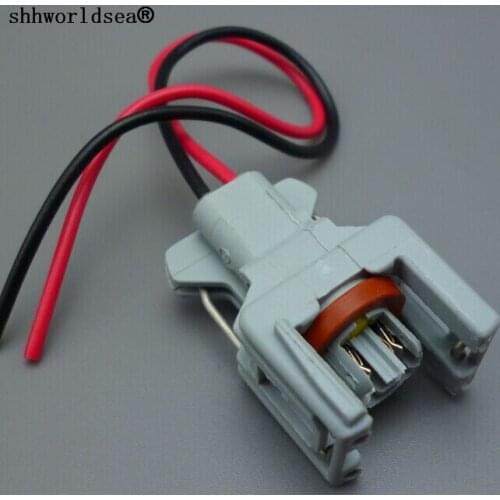 Shhworldsea 2Pin Auto fuel injector connector spray nozzle/oil atomizer plug,Car Electrical plug for Delphi connectors