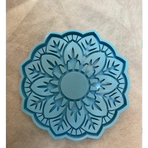 Aouke Flower Shape Candlestick Silicone Mold DIY Decoration Table Flower Modelling Silicone Mold Silicone Mold