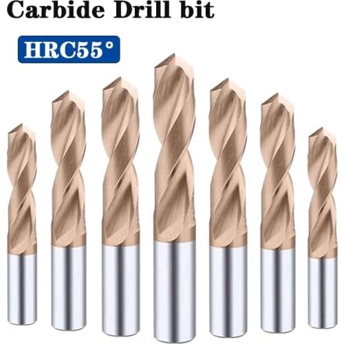 Coating Solid tungsten carbide Drill Bits for CNC machining center carbide gwist drill bits 1.0-20mm Metalworking bit
