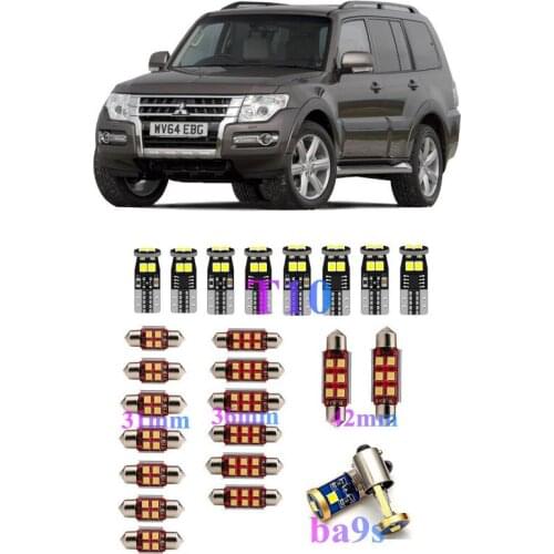Interior LED Lights Replacement for mitsubishi Pajero I-Mie Space CARISMA Colt Galant diamante eclipse Accessories Kit WHITE