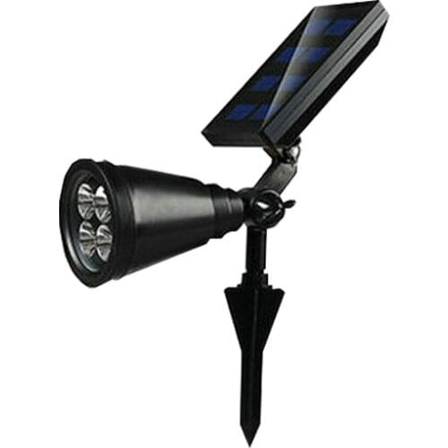 Waterproof IP65 Wireless Led Solar Sensor Power Energy Garden Spotlight Pathway Wall Lawn Light Lamp for Exterior Outdoor