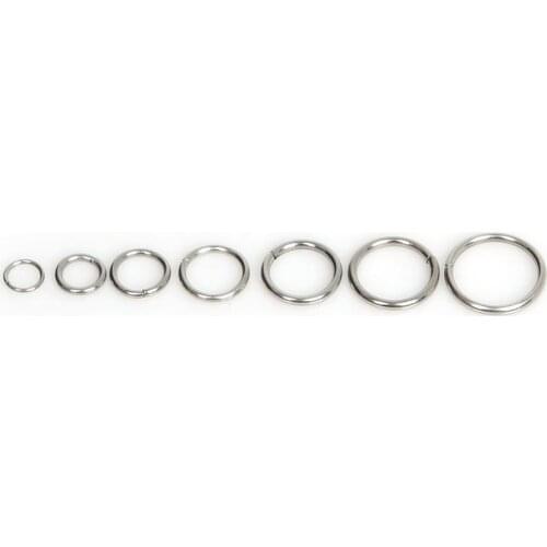 200pcs/lot 4/5/6/7/8/9/10mm Stainless Steel Single Loops Open Jump Rings & Split Ring for DIY Jewelry Making Supplies Findings