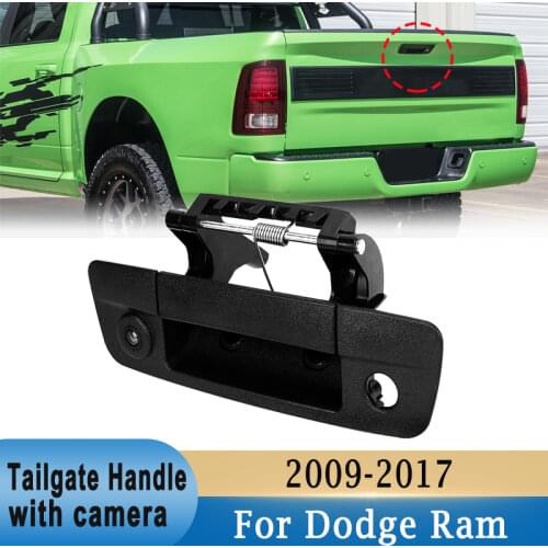 Car Parking Camera Rearview Image Reverse Handle Tailgate Backup Camera for Dodge Ram 2009 2010 2011 2012 2013 2014 2015 - 2017
