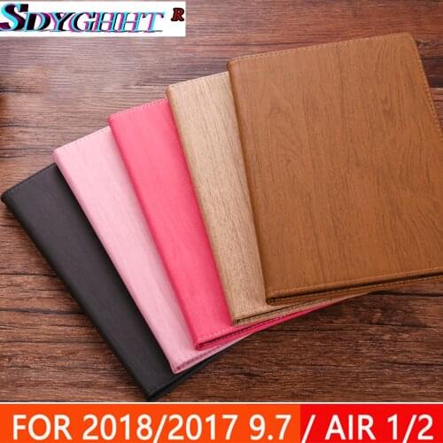 For iPad Air 2 Air 1 2017 2018 9.7 inch Case case for ipad air Simplicity PU Leather Smart Cover Folio Case Auto Wake Cover Case