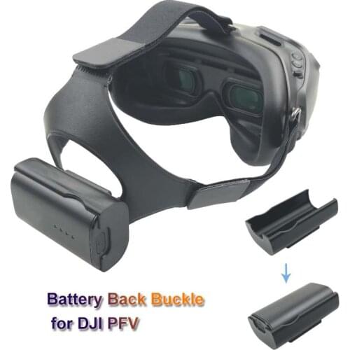 HD Digital Image Transmission Glasses Battery Storage Case Back Buckle Flying Glasses Headband For DJI FPV Combo Drone Accessory