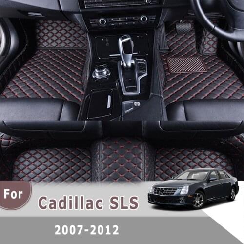 RHD Carpets For Cadillac SLS 2012 2011 2010 2009 2008 2007 Car Floor Mats Waterproof Anti-Dirty Auto Interior Cover Styling