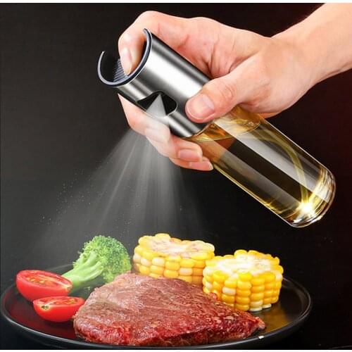 Kitchen Oil Spray Bottle Sauce Boats Oil Bottle Olive Spray Bottle for Bbq Salad Cooking Oil Dispenser Kitchen Accesories