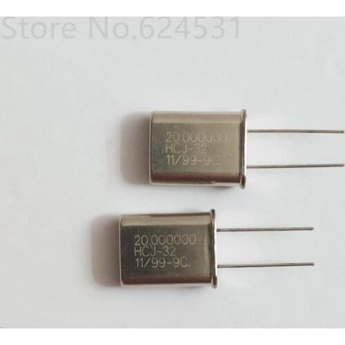 10pcs Crystal 20MHZ HC-49U 20.000MHZ 20M Passive Crystal Resonator