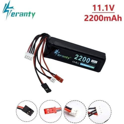 Teranty Power 3S 11.1V 2200mAh 8C Rechargeable Battery for Walkera DEVO 7 DEVO 10 DEVO12E F12E WFLY9 RadioLink AT9 Transmitter