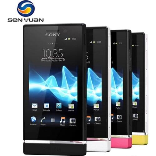 ST25 Original Unlocked Sony Xperia U Original Unlocked ST25i GSM 3.5"inch 3G 5MP GPS WIFI Android Smartphone 512 RAM phone