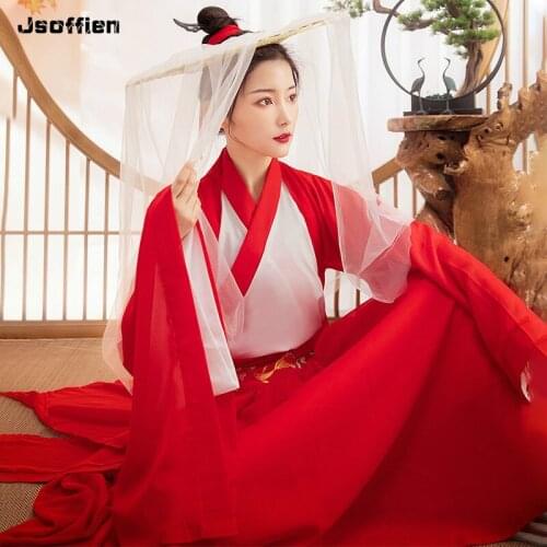 Chinese Traditional Folk Dance Costume Women Ancient Hanfu Clothing Male Oriental Swordsman Stage Dance Wear Party Cosplay Cloth