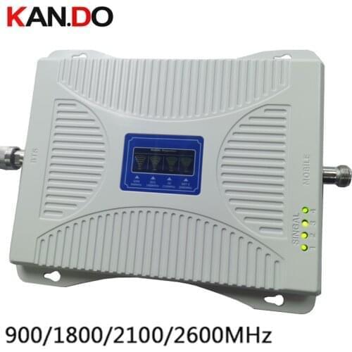 22dbm 2G 3G 4G booster 900 1800 2100 2600mhz Phone Booster Mobile Signal Amplifier 2G 3G 4G LTE Repeater GSM DCS WCDMA 4G LTE