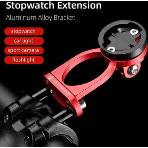 Bicycle Computer Stopwatch Extension Mount Holder For Garmin Bryton GoPro MTB Bike Code Meter Extentder Frame Aluminum Bracket