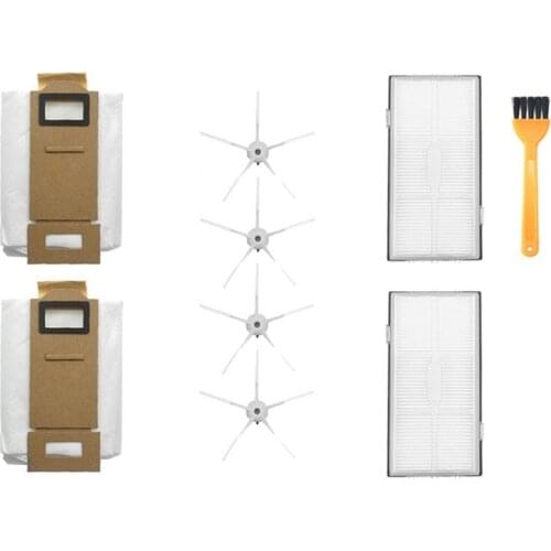 HOT！-Replacement Parts Hepa Filter Dush Bags Side Brush For Xiaomi Roborock S7 T7S 7Plus Vacuum Cleaner Accessories