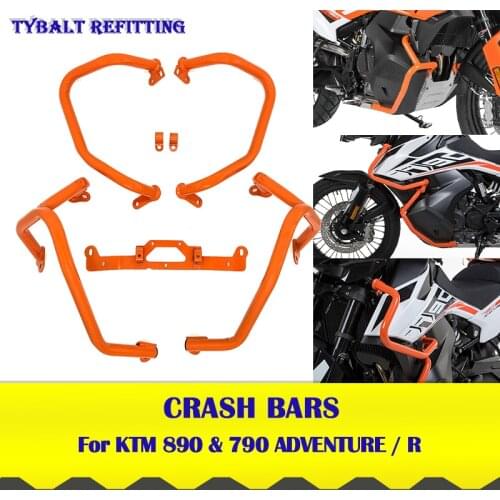 For KTM 790 Adventure R 890 Adventure R 2019 2020 Motorcycle Engine Guard Crash Bar Bars Bumper Protector Fairing Accessories