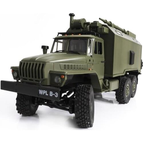 1/16 4WD Remote control 6X6 command Car 2.4GHZ Rc Soviet Unit URAL Military truck