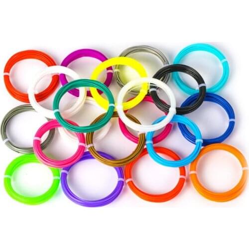 5M 3D Printing Drawing Pen ABS Filament Plastic Printer Tool safety No Pollution 20 Colors