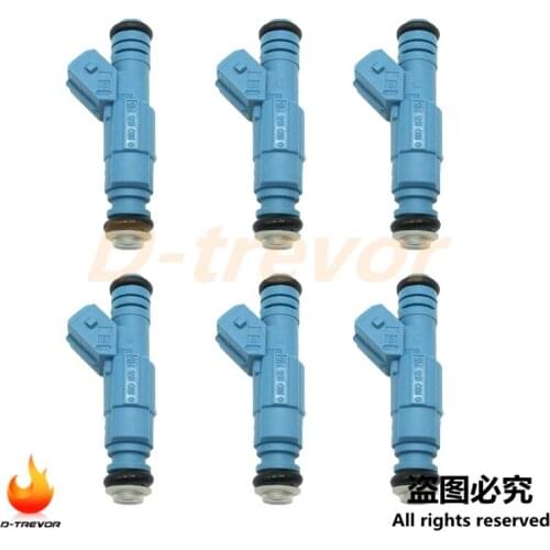 6Pcs Fuel Injector 0280155715 LS1 LT1 for F250 F350 E250 Chevy Pontiac