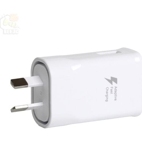 AU note4 Fast Charger for Samsung Galaxy S6 Edge S7 Edge Note 4 Note 5 A510 A710 AU Wall Travel Charger black white 300pcs/lot