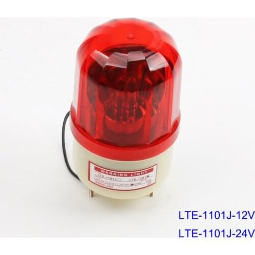 DMWD DC12V/24V Wired Flash Siren Sound and Quiet Alarm 2in1 Industrial Warning Light with Alarms LTE-1101J indicator light