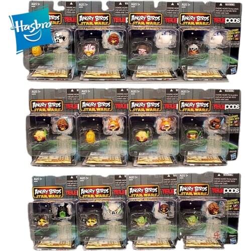 Hasbro Angry Birds Star Wars MEET RED CHUCK BOMB MATILDA LEONARD action figure Telepods Catapult Desktop Game kids gift toys