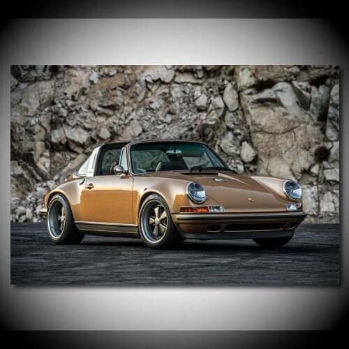 Classical Car Porsches 911 Sport Car Vehicle Posters and Prints Canvas Paintings Wall Art For Home Decor