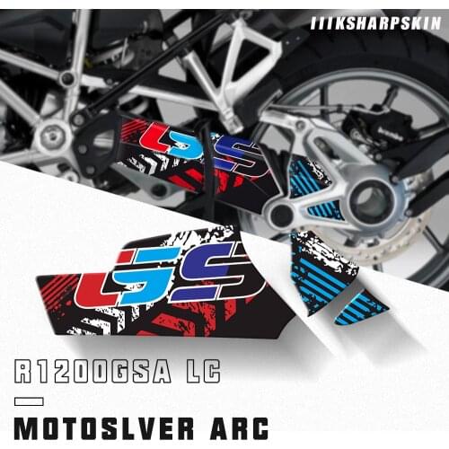 Motorcycle sticker transfer shaft rotating shaft Rear shaft waterproof reflective protection decal For BMW R1200GSA R1250GS ADV