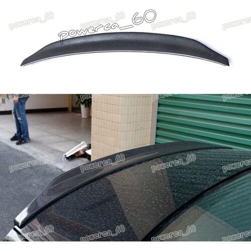 Fit For Audi A6 C7 Sedan 2012-up 4-Door Carbon Fiber Rear Spoiler Trunk Lid Lip Wing 1pcs