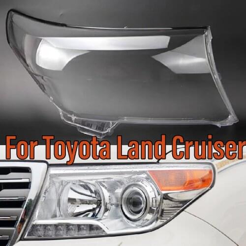 For Toyota Land Cruiser 2005-2007 2008-2015 2016-2019 Front Headlight Lens Cover Headlamp Shell Mask Transparent Lampshdade