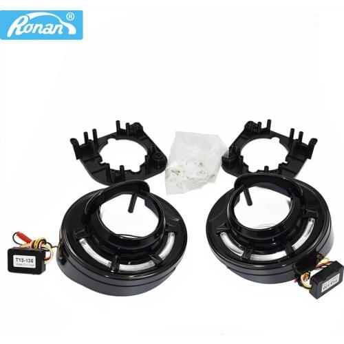 Ronan LED DRL High configuration upgrade kit for GOLF 6 2010 2011 2012 car headlight 3r g5 Q5 bixenon lens DIY retrofit