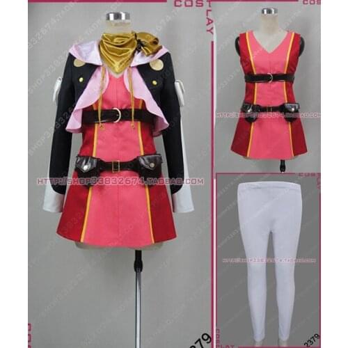 Tales of Zestiria Rose cosplay costume Uniform New in Stock Retail/Wholesale Halloween Christmas