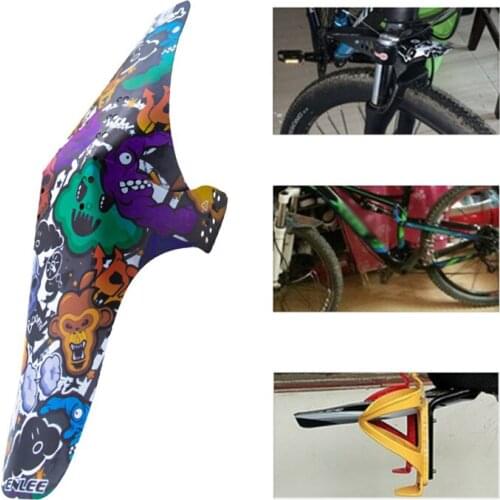 New Bicycle Fender Cable Tie Ultra-Thin MTB Road Wings Front Mudguard PP Resin Bike Mud Flaps Cycling158
