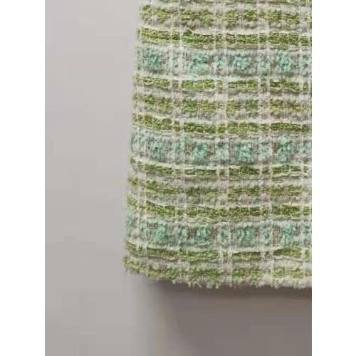 2021 Spring and Summer New Tweed Skirt Womens Mini Skirt