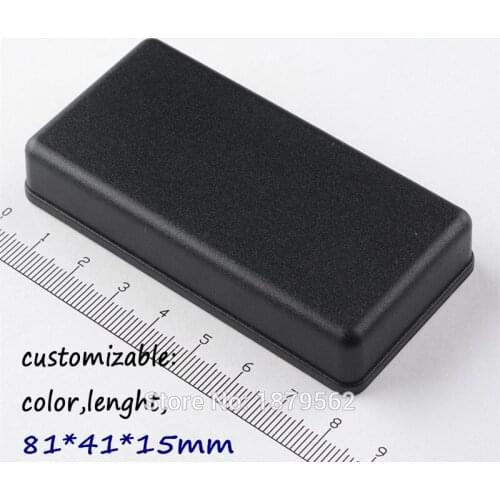 [2 colors] 81*41*15mmsmall black plastic box for projects diy plastic enclosure abs junction box electronic instrument cases