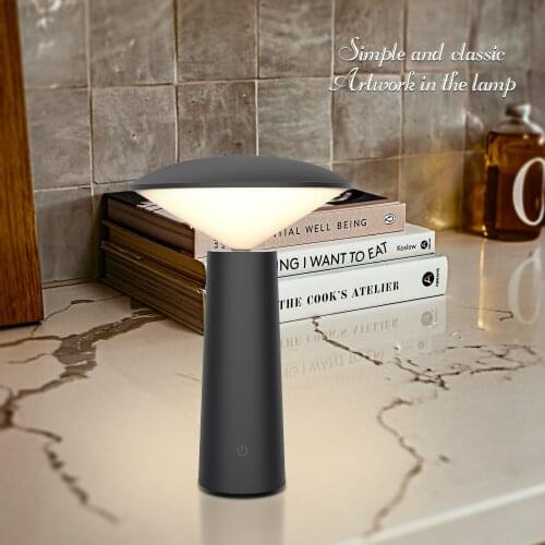3 Modes Led Table Lamp Night Light Portable Battery Power Rechargeable Desk Lamp