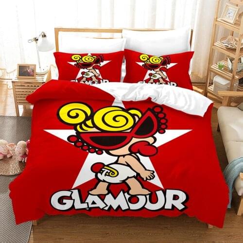 3D Luxury Bedding Set Customized/king/Europe/American Quilt Cover/Blanket Cover Animal Super Pacifier Pattern Bedspread