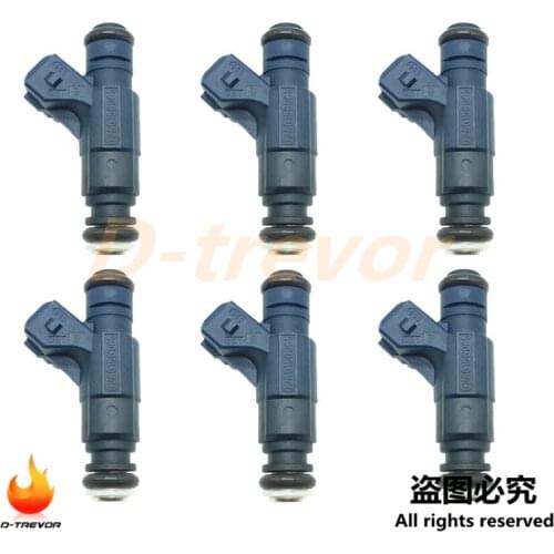 6Pcs 0280156065 FJ671 Fuel injector For Audi Volkswagon 1.8T Passat Jetta Golf