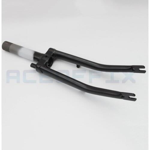 ACEOFFIX 580g 74mm Open Width Front Fork for Brompton Folding Bike Black Chrome Molybdenum steel Bike Accessories