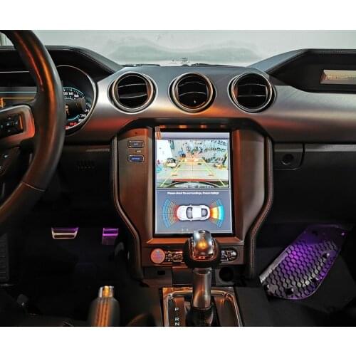 10.5 Inch Full Screen Android PX6 GPS Vertical Screen Car Radio For Ford Mustang 2014 2015-2021 Car Autoradio Multimedia Player