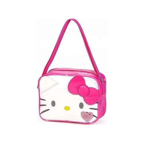 Hello kitty childrens travel and leisure messenger bag girl cartoon shoulder bag handbag cartoon childrens day gift