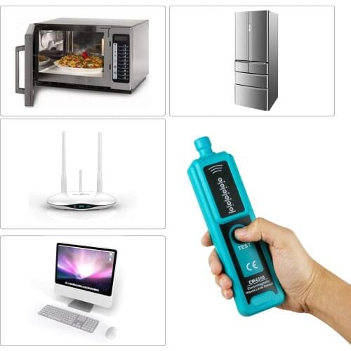 Electromagnetic Waves Level And Strength Tester Sensor Electromagnetic Radiation Detection Instrument Sensor Accuracy EMF Tester