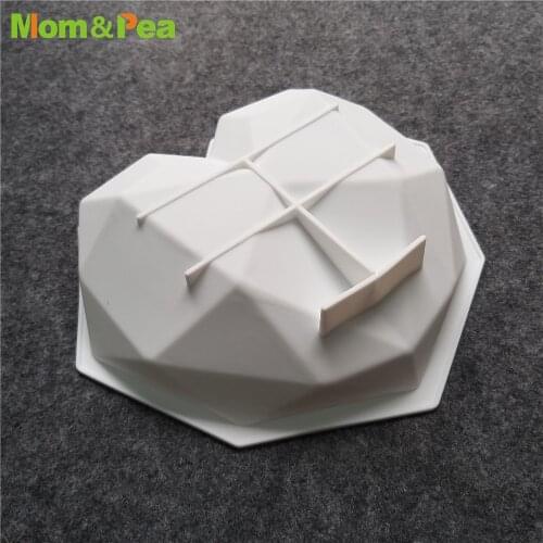 GT16-28 Heart Shaped 20.5cm Silicone Mold Dessert Mousse Mould Cake Decoration Tools