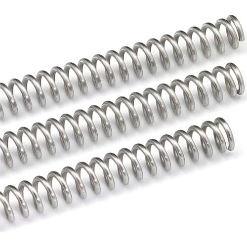 Compression Spring, 1.2mm Wire Diameter, Outer Dia 6-25mm, Length 300mm, 304 Stainless Steel Long Spring