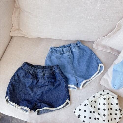 Koodykids Summer Kids Boys Girls Loose Casual Short Pants Polka Dot Short Pants Baby Boys Girls Bear Printed Shorts 1-6 Years