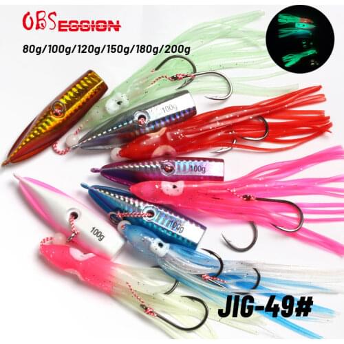 Kabura inchiku Metal jigging lure 100g 120g 150g 180g 200g Slow Lead Bait Squid assist hook japan saltwater marlin fishing bait